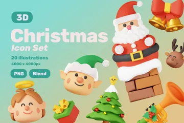 Christmas 3D Icon Pack