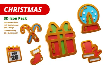 Christmas 3D Icon Pack