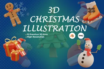 Christmas 3D Icon Pack