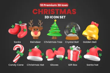 Christmas 3D Icon Pack