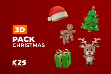 Christmas 3D Icon Pack