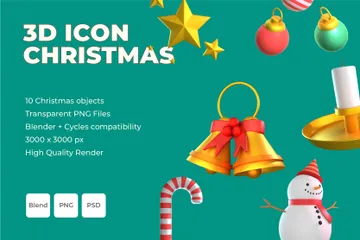 Christmas 3D Icon Pack