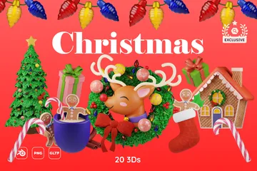 Christmas 3D Icon Pack