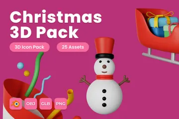 Christmas 3D Icon Pack