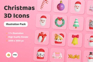 Christmas 3D Icon Pack