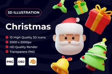 Christmas 3D Icon Pack