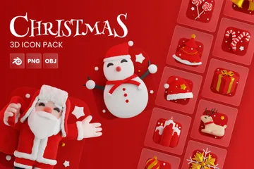 Christmas 3D Icon Pack