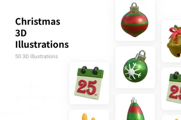 Christmas 3D Illustration Pack