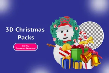 Christmas 3D Illustration Pack