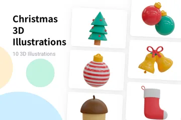 Christmas 3D Illustration Pack