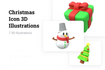 Christmas 3D Illustration Pack