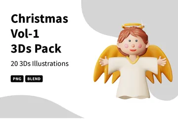 Christmas Vol-1 3D Icon Pack