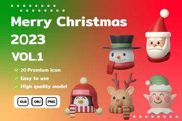 Christmas Vol.1 3D Icon Pack