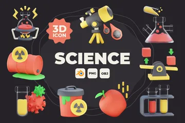 Ciência Pacote de Illustration 3D