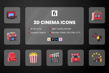 Cine Paquete de Icon 3D