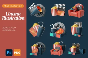 Cinema 3D Illustration Pack
