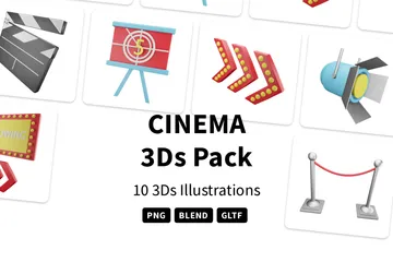 CINEMA 3D Icon Pack