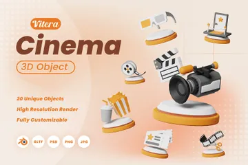 Cinéma Pack 3D Icon
