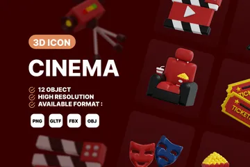 CINEMA 3D Icon Pack