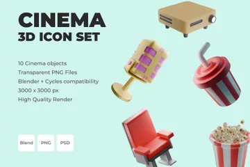 Cinema 3D Icon Pack