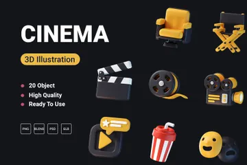 Cinema 3D Icon Pack