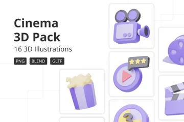 Cinema 3D Icon Pack