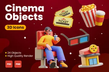 Cinema 3D Illustration Pack