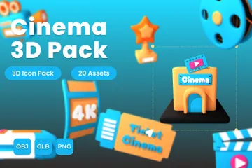 Cinéma Film Pack 3D Icon