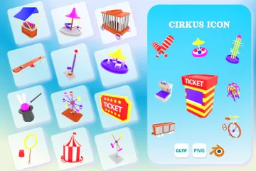 Cirkus 3D Icon Pack