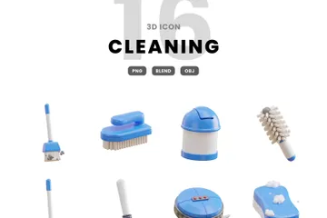 Cleaning 3D Icon Pack