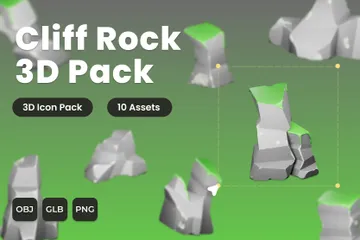 Cliff Rock 3D Icon Pack