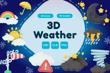 Clima Paquete de Icon 3D