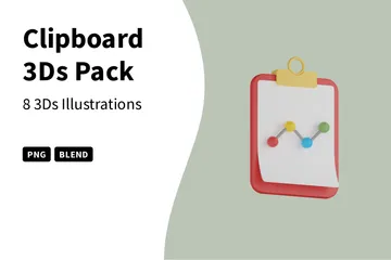 Clipboard 3D Icon Pack