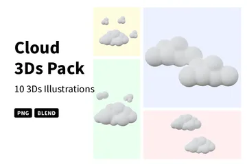 雲 3D Iconパック