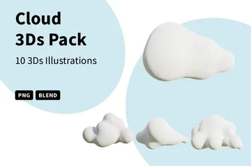 구름 3D Icon 팩