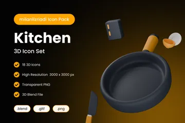 Cocina Paquete de Icon 3D