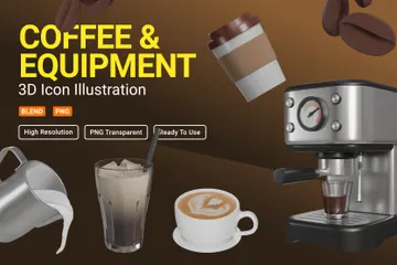 Coffee 3D Icon Pack