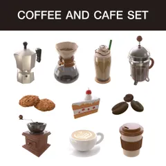 Coffee 3D Illustration Pack