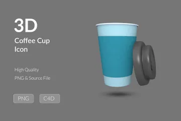 Coffee Cup 3D Icon Pack