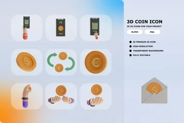 COIN 3D Icon Pack