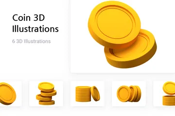 Coin 3D Illustration Pack