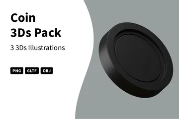 Coin 3D Icon Pack