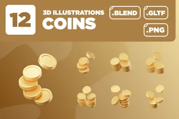 Coin Ver. 01 3D Icon Pack