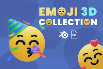 Coleção de emojis Pacote de Icon 3D