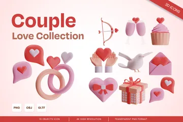 Collection Couple Pack 3D Icon