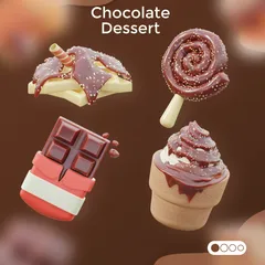 Alimento Paquete de Icon 3D