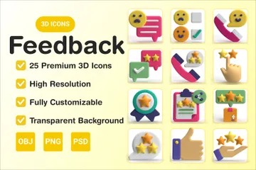 Retour Pack 3D Icon