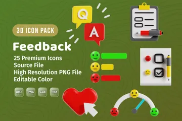 Retour Pack 3D Icon