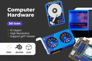 Computerhardware 3D Icon Pack
