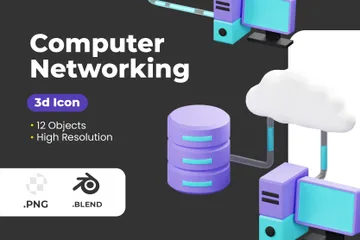 Computer Networking 3D Icon Pack